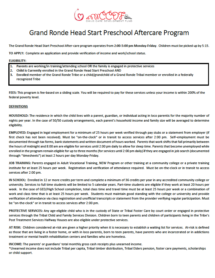 Afterschool Application